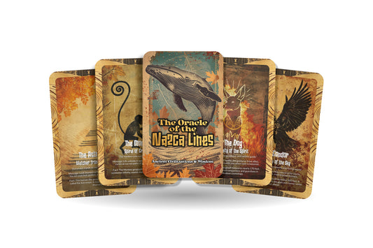 The Oracle of the Nazca Lines – A Sacred Geometry Oracle Deck – 22 Oracle Cards – Mysteries Etched in Desert Sands