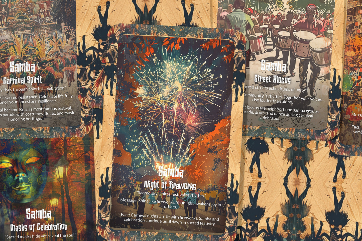 The Oracle of Capoeira – A Warrior Dance Oracle Deck – 22 Oracle Cards – Sacred Martial Rhythms of Brazil