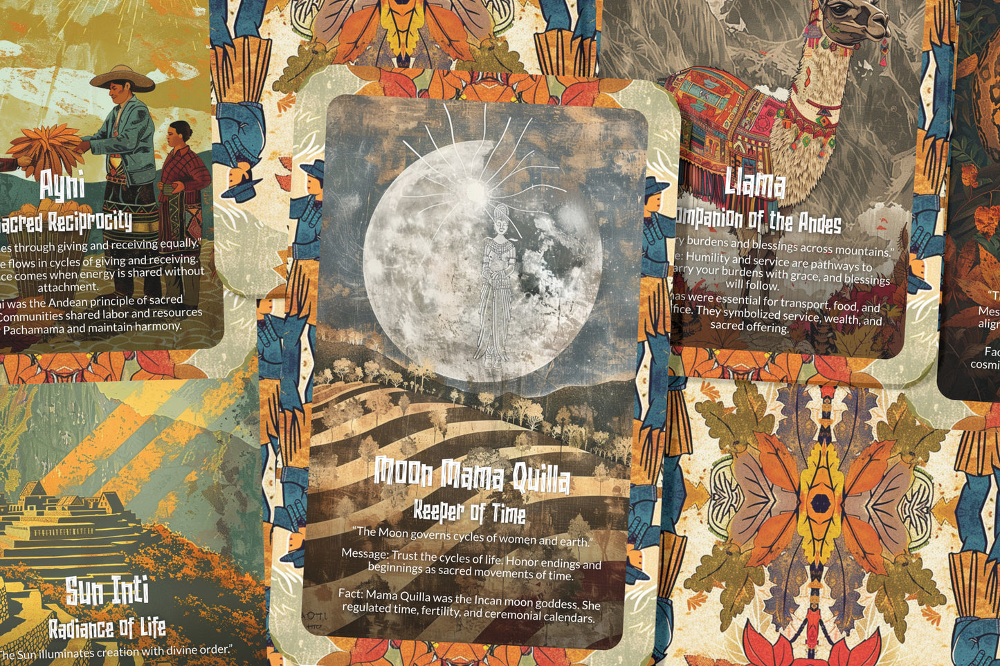 The Oracle of Pachamama – An Earth Mother Oracle Deck – 22 Oracle Cards – Goddess of Creation & Fertility