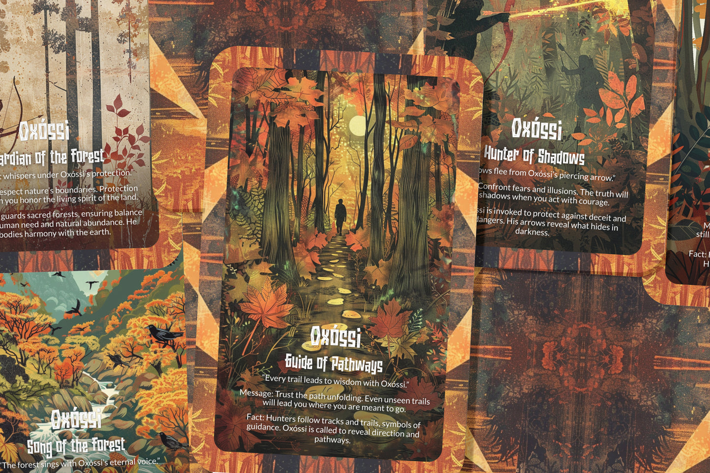 The Oracle of Oxóssi – A Hunter God Oracle Deck – 22 Oracle Cards – Lord of the Forest & Abundance