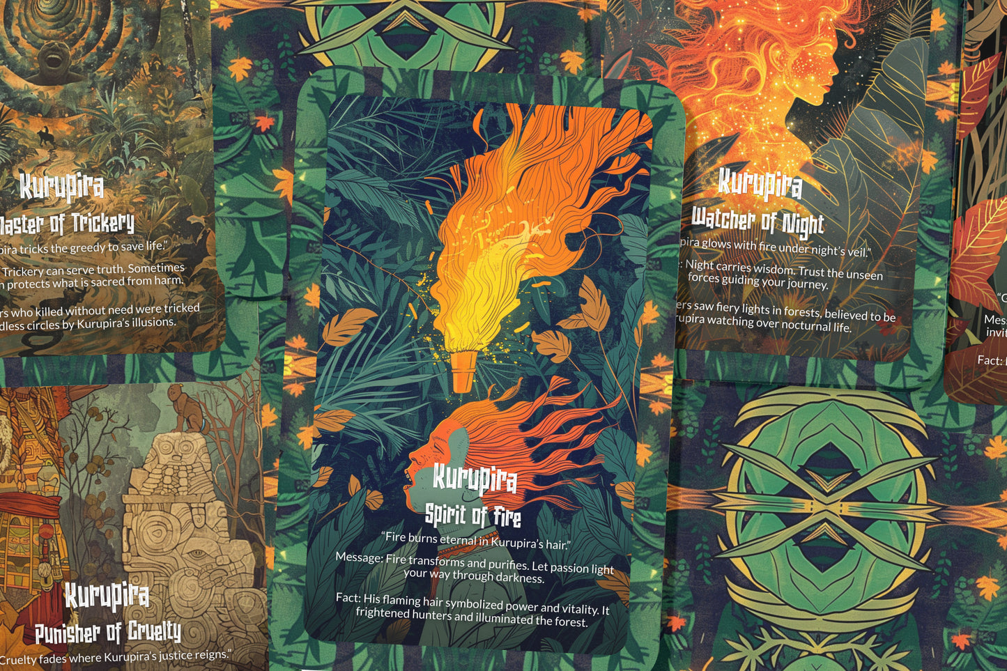 The Oracle of Kurupira – A Jungle Trickster Oracle Deck – 22 Oracle Cards – Protector of the Amazon