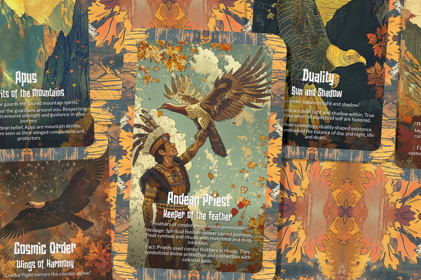 The Oracle of the Sacred Condor – A Sky Guardian Oracle Deck – 22 Oracle Cards – Messenger of the Andean Gods