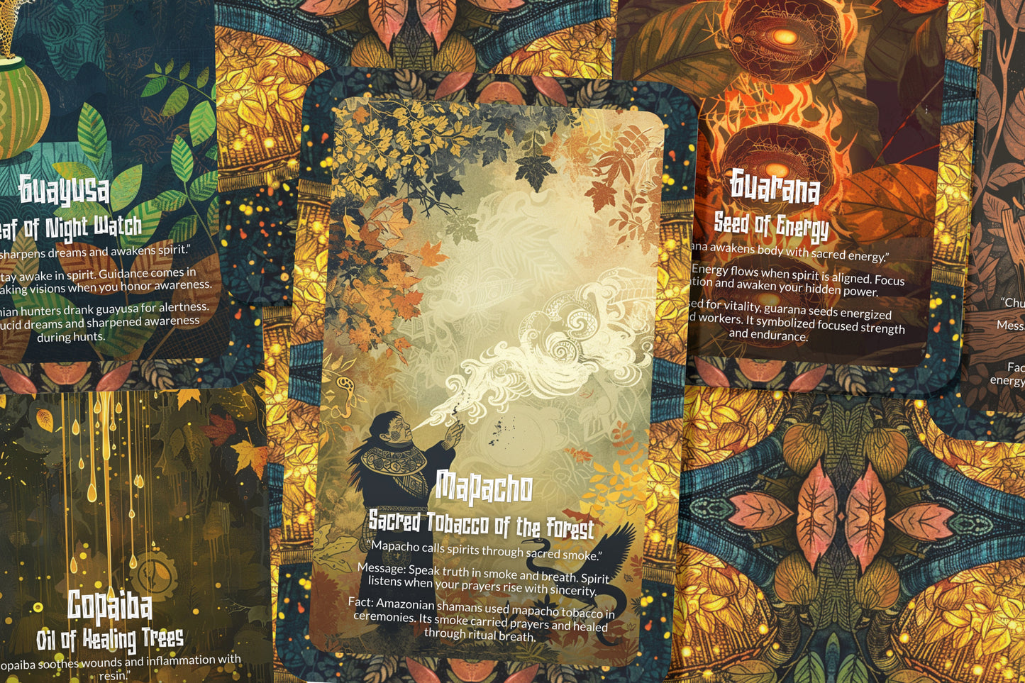 The Oracle of Amazonian Herbs – A Healing Spirit Oracle Deck – 22 Oracle Cards – Green Wisdom of the Jungle