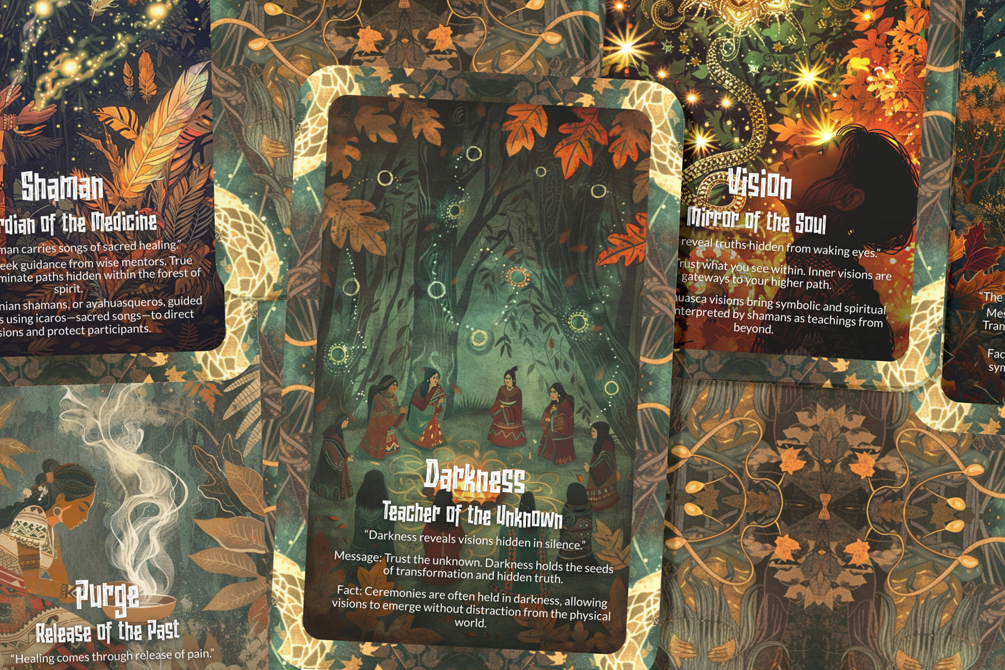 The Oracle of Ayahuasca – A Plant Spirit Oracle Deck – 22 Oracle Cards – Visions from the Vine of Souls