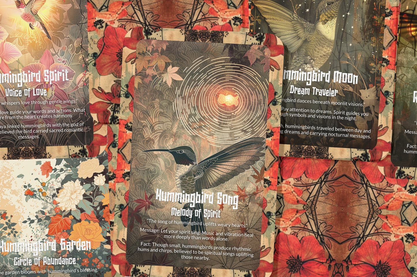 The Oracle of the Hummingbird – A Joy Oracle Deck – 22 Oracle Cards – Messengers of Sweetness & Spirit