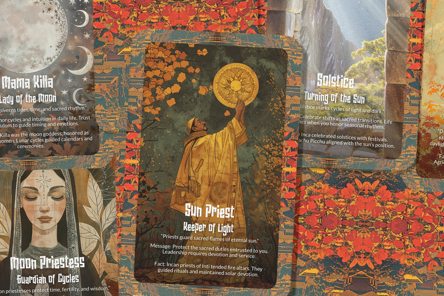 The Oracle of the Sun & Moon – A Celestial Harmony Oracle Deck – 22 Oracle Cards – Eternal Balance of Light & Shadow