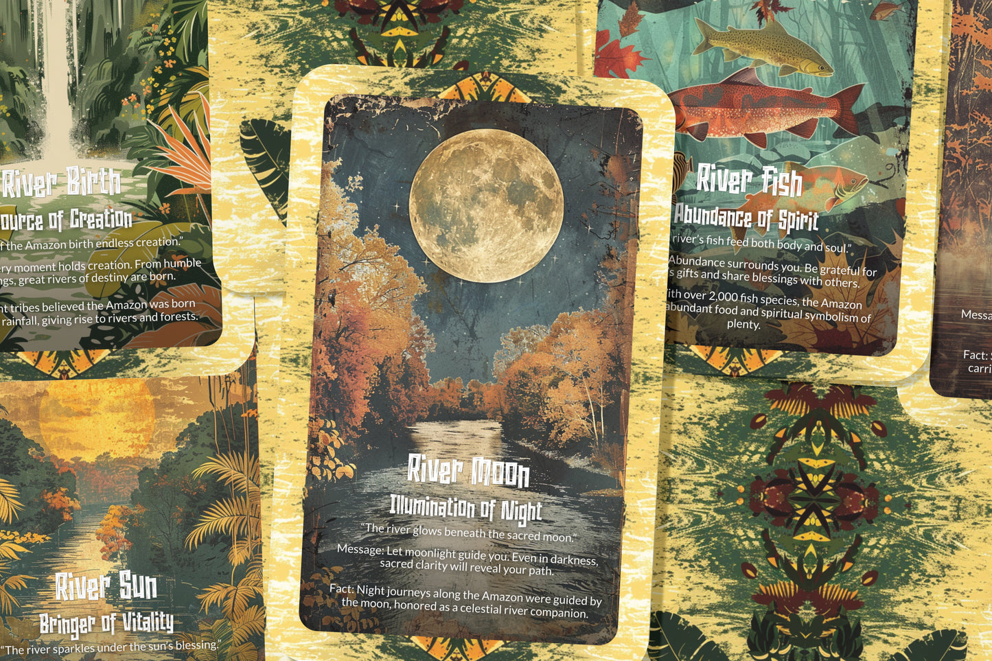 The Oracle of the Amazon River – A Flow of Life Oracle Deck – 22 Oracle Cards – Waters of Spirit & Transformation