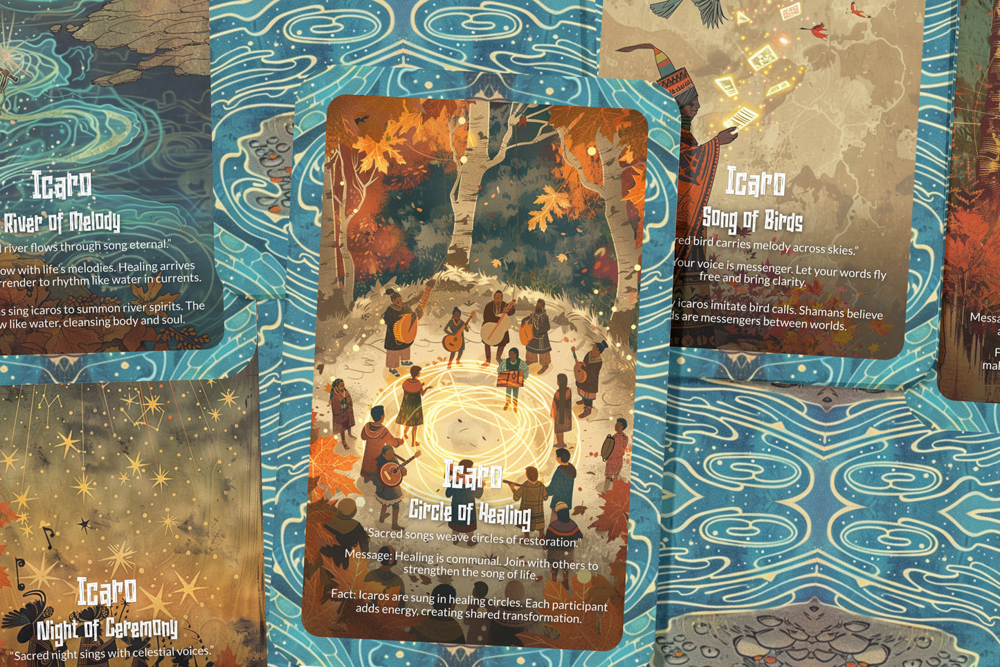 The Oracle of Amazonian Songs – A Jungle Rhythm Oracle Deck – 22 Oracle Cards – Spirit Chants of the Rainforest