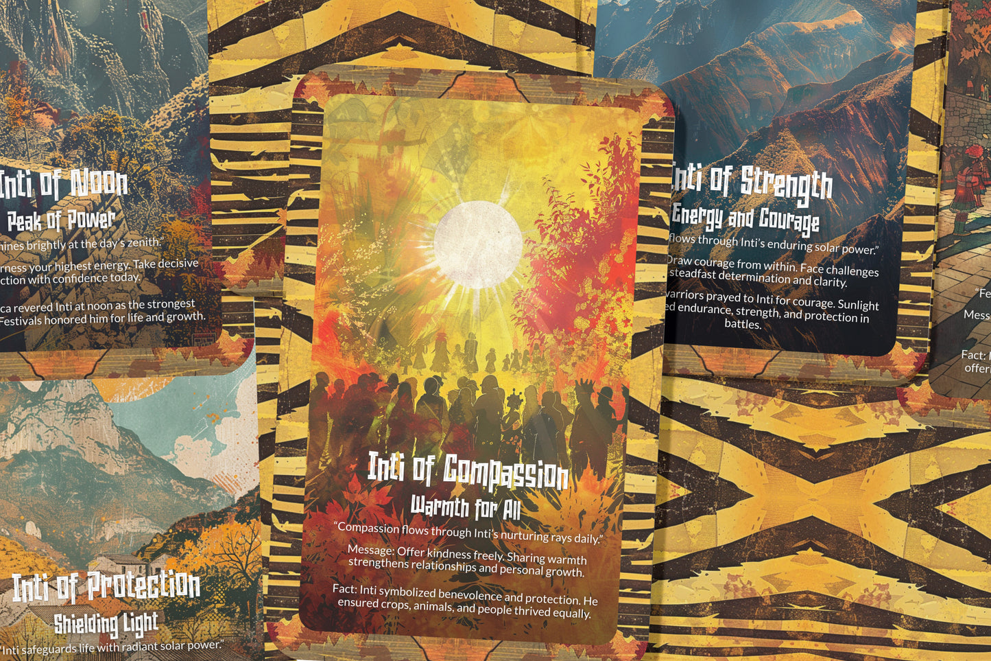 The Oracle of Inti – A Sun God Oracle Deck – 22 Oracle Cards – Bringer of Light & Life