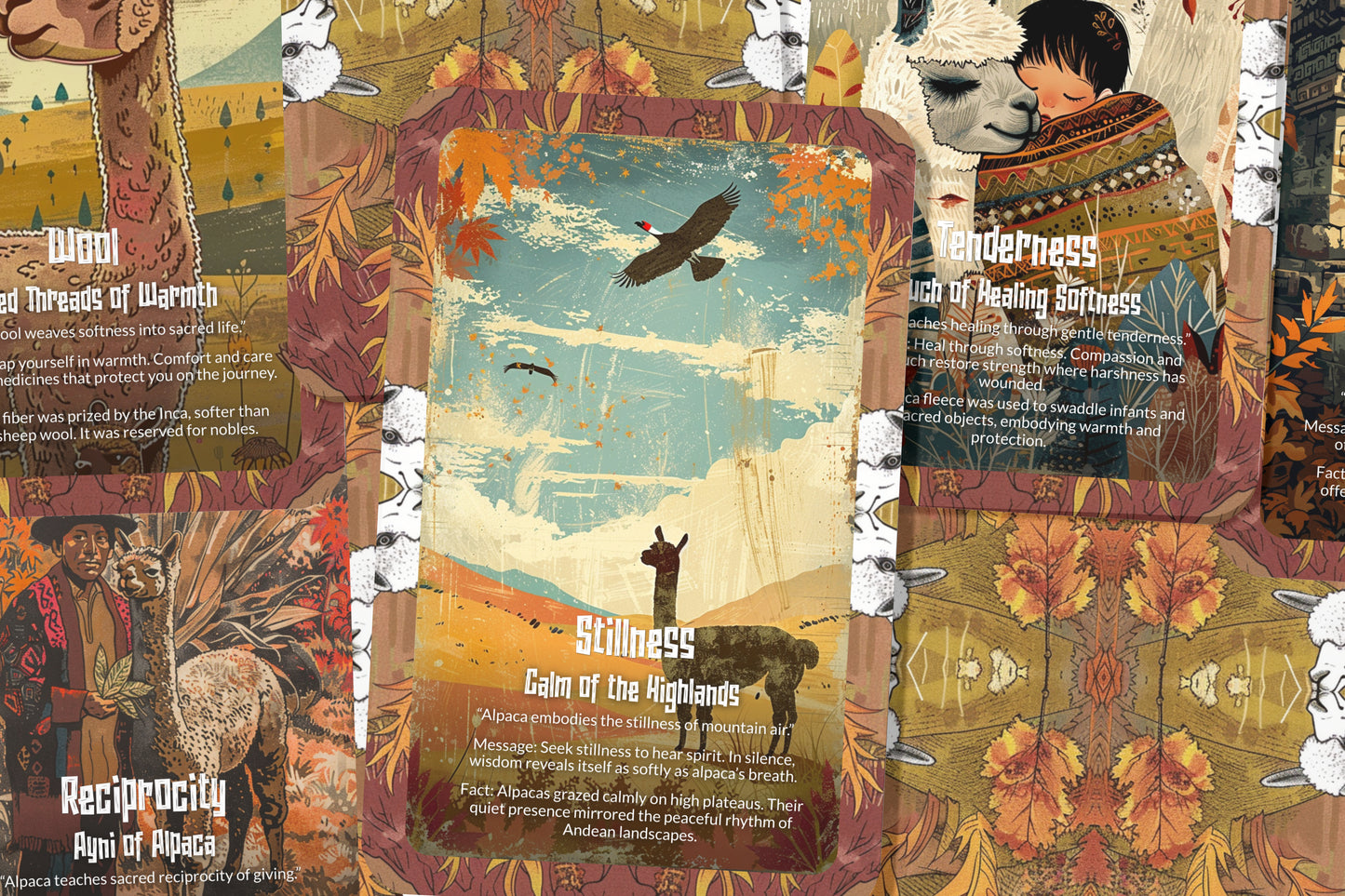 The Oracle of the Alpaca – A Gentle Spirit Oracle Deck – 22 Oracle Cards – Guardian of Andean Harmony