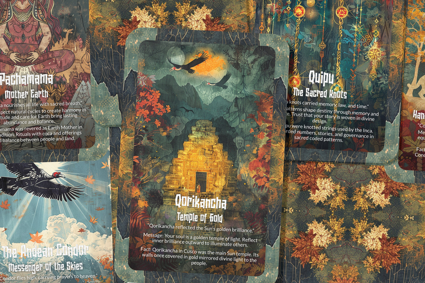 The Oracle of the Incas – An Ancestral Prophecy Oracle Deck – 22 Oracle Cards – Guardians of Cosmic Order