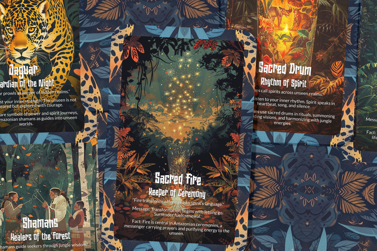The Oracle of the Amazon Rainforest – A Green World Oracle Deck – 22 Oracle Cards – Spirit of the Earth’s Lungs