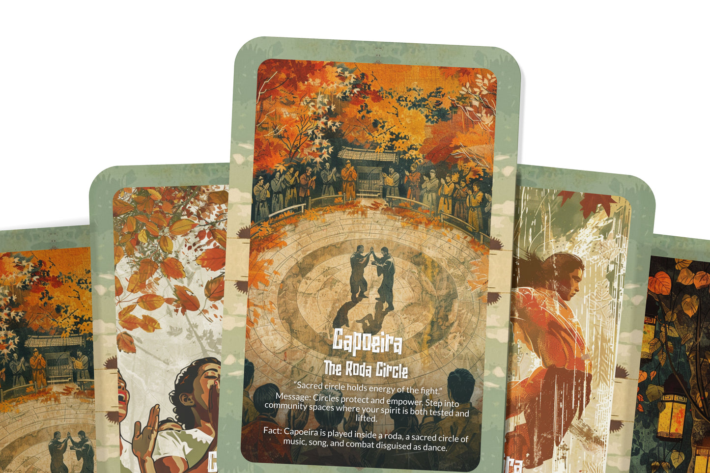 The Oracle of Samba – A Festival Oracle Deck – 22 Oracle Cards – Joyful Beats of Carnival Fire