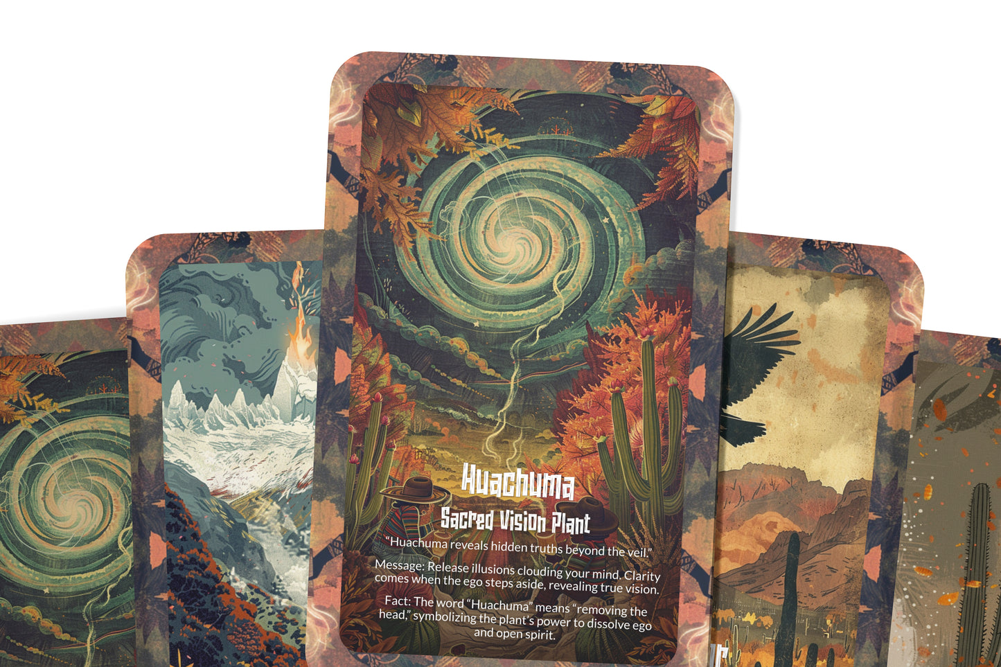 The Oracle of San Pedro – A Healing Cactus Oracle Deck – 22 Oracle Cards – Heart Awakening & Spiritual Vision