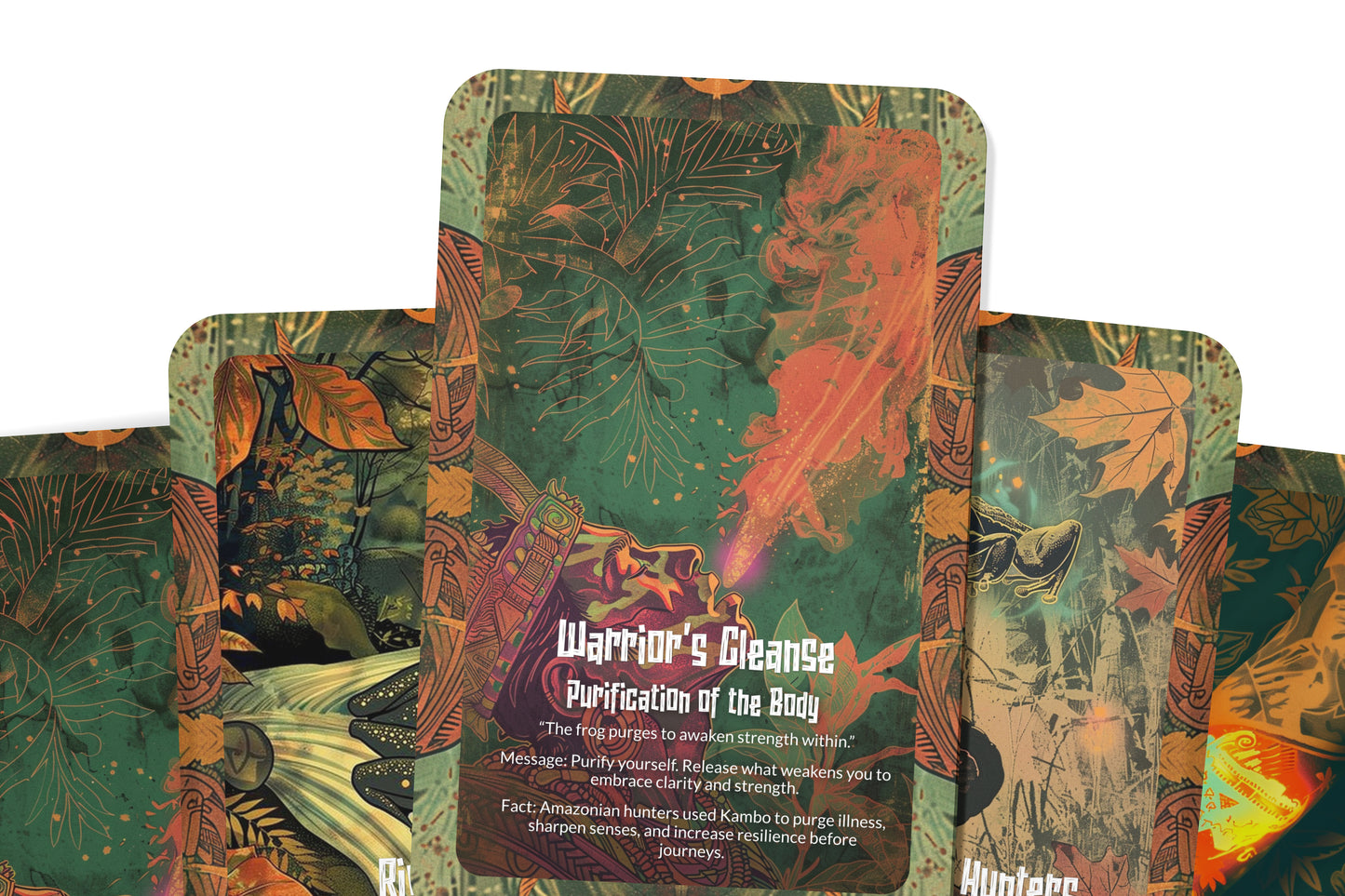 The Oracle of Kambo – A Sacred Frog Medicine Oracle Deck – 22 Oracle Cards – Purification & Spirit Cleansing