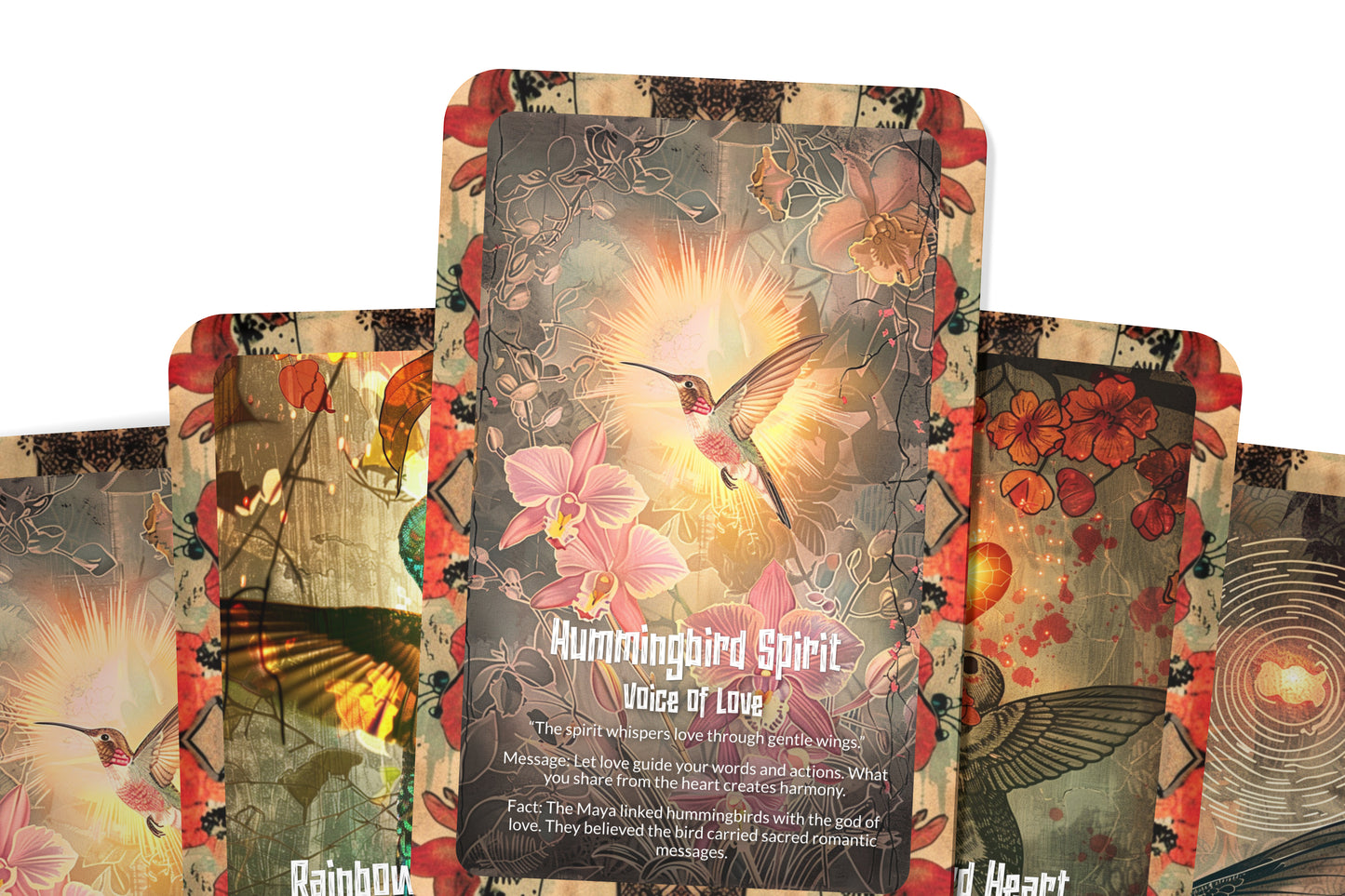 The Oracle of the Hummingbird – A Joy Oracle Deck – 22 Oracle Cards – Messengers of Sweetness & Spirit