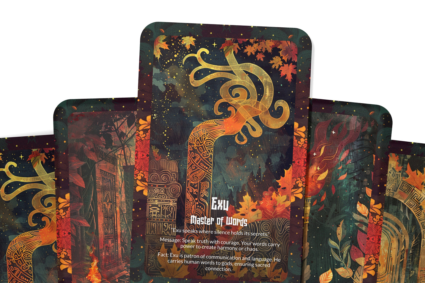 The Oracle of Exu – A Messenger God Oracle Deck – 22 Oracle Cards – Guardian of Roads & Destiny