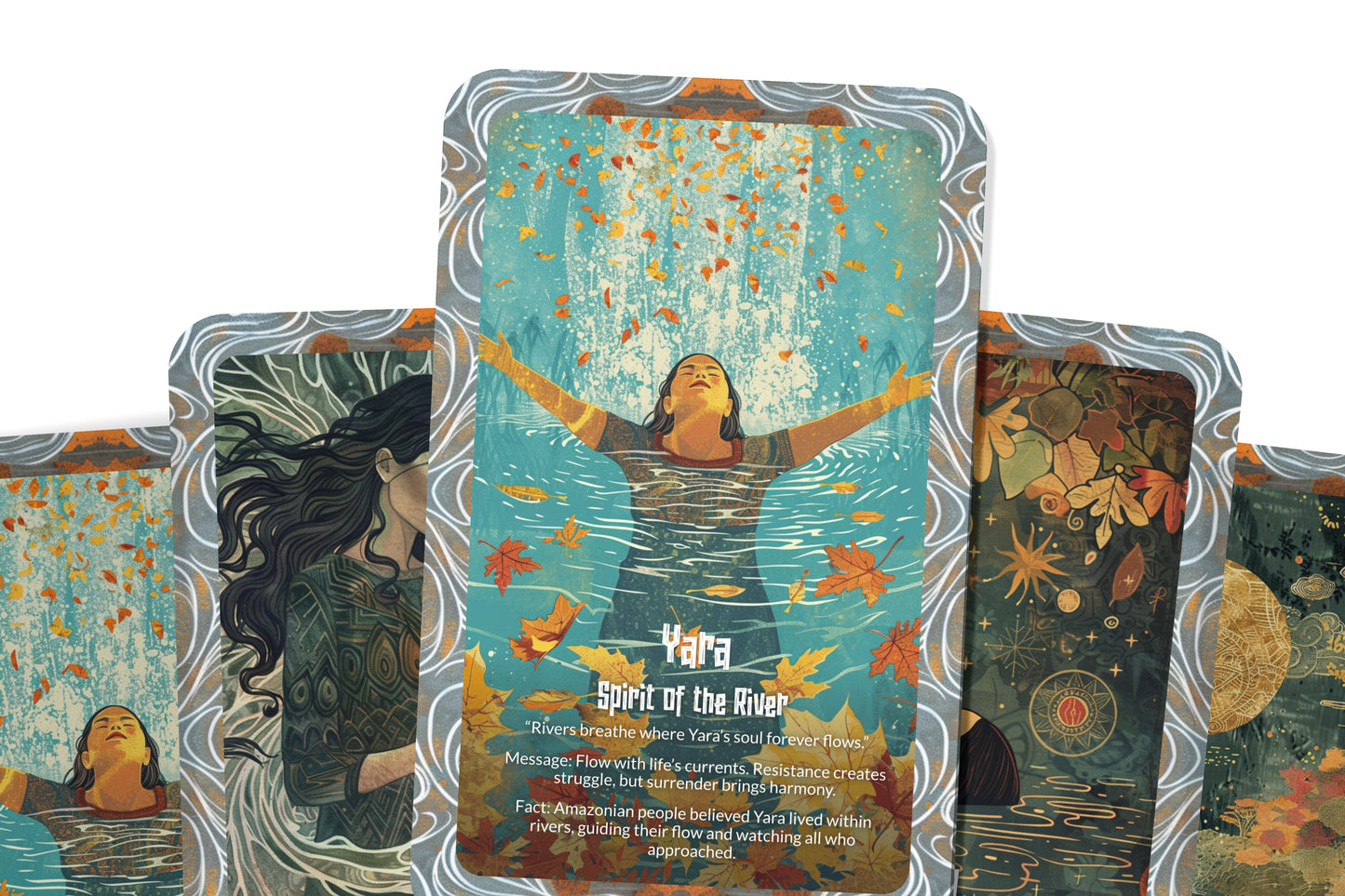 The Oracle of Yara – A River Goddess Oracle Deck – 22 Oracle Cards – Enchantress of Waters & Songs