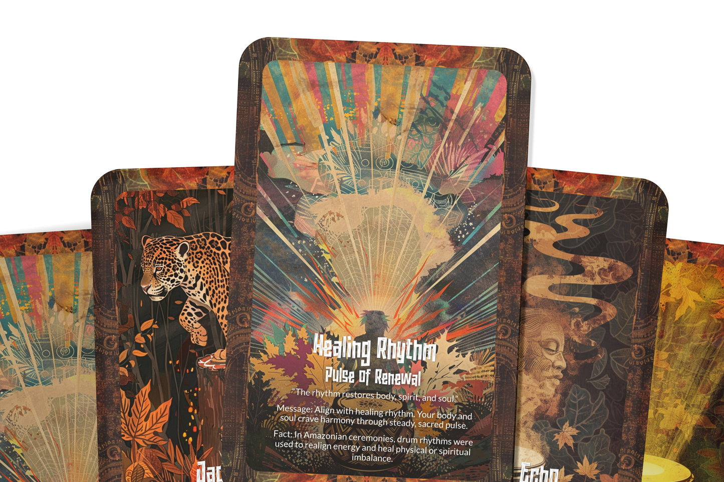 The Oracle of the Shaman’s Drum – A Ritual Rhythm Oracle Deck – 22 Oracle Cards – Heartbeat of Spirit & Ceremony