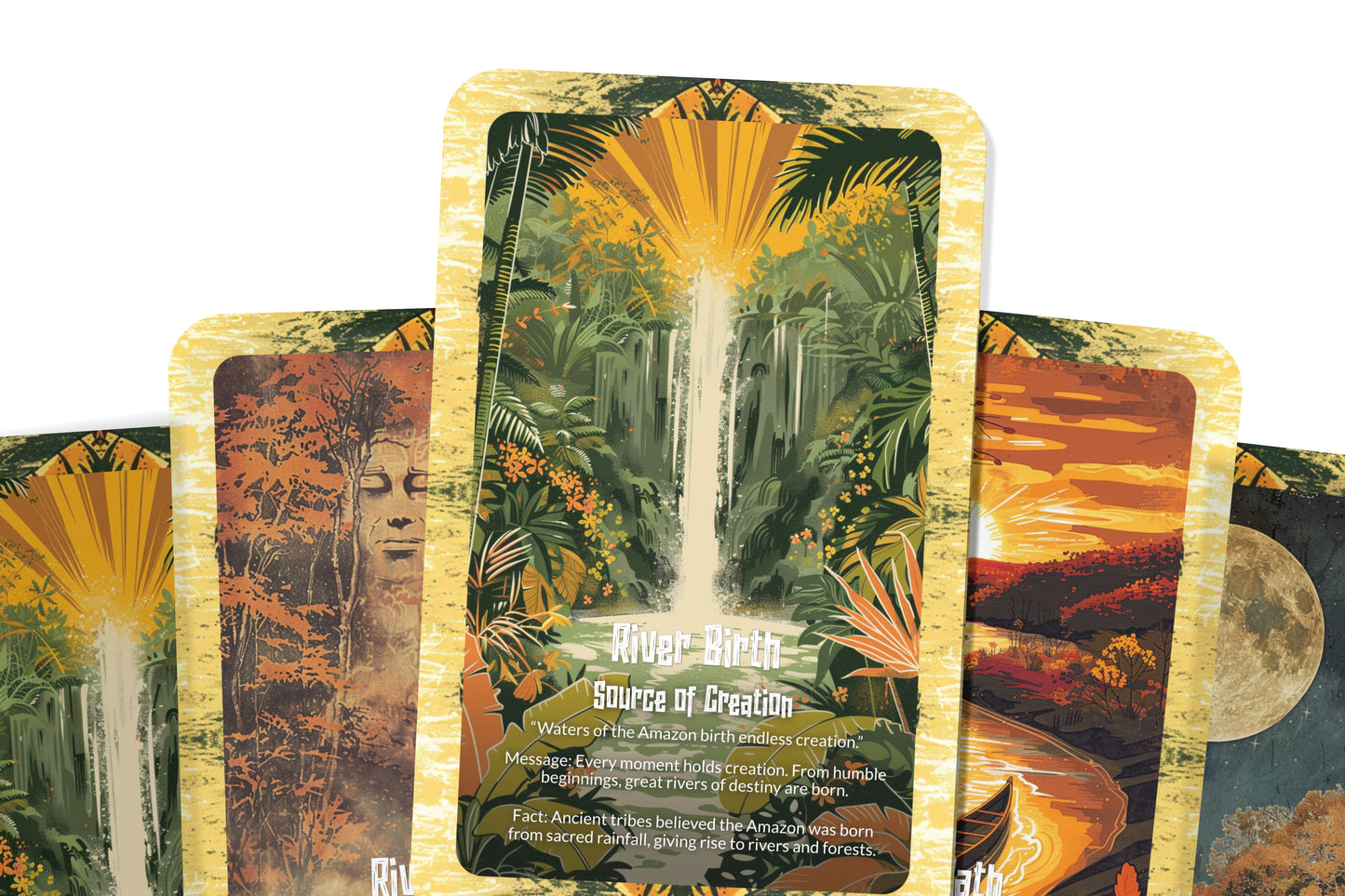 The Oracle of the Amazon River – A Flow of Life Oracle Deck – 22 Oracle Cards – Waters of Spirit & Transformation