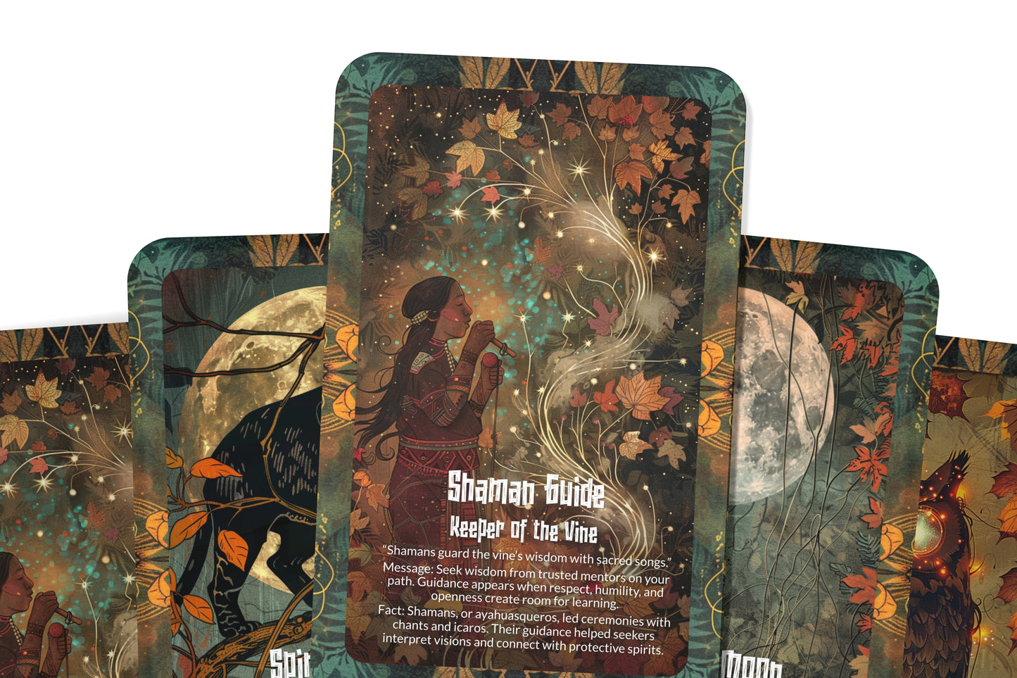 The Oracle of the Visionary Vine – A Sacred Plant Oracle Deck – 22 Oracle Cards – Portals of Higher Consciousness