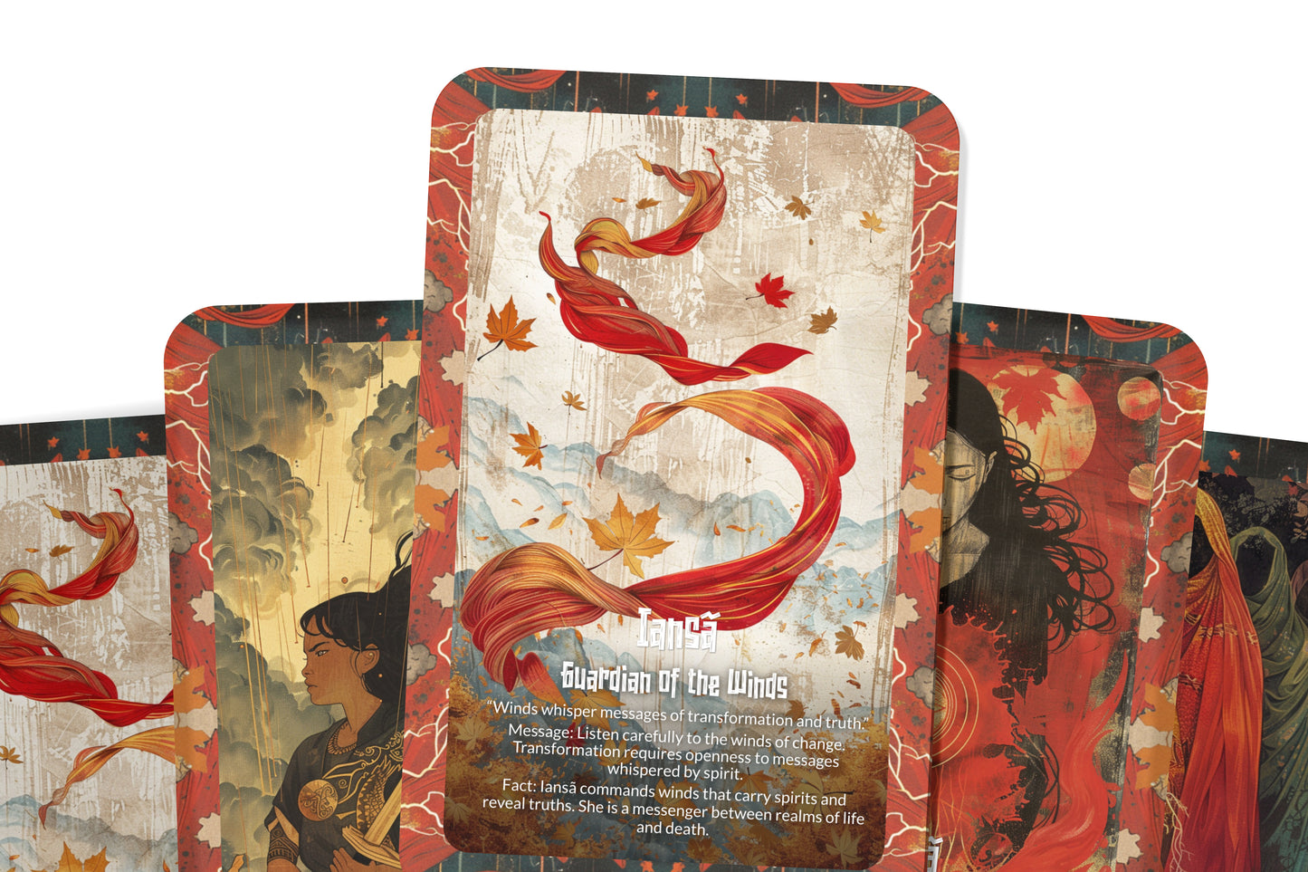 The Oracle of Iansã – A Storm Goddess Oracle Deck – 22 Oracle Cards – Mistress of Winds & Change