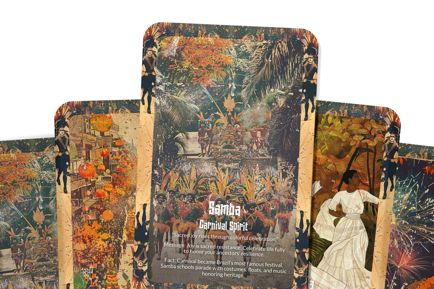 The Oracle of Capoeira – A Warrior Dance Oracle Deck – 22 Oracle Cards – Sacred Martial Rhythms of Brazil