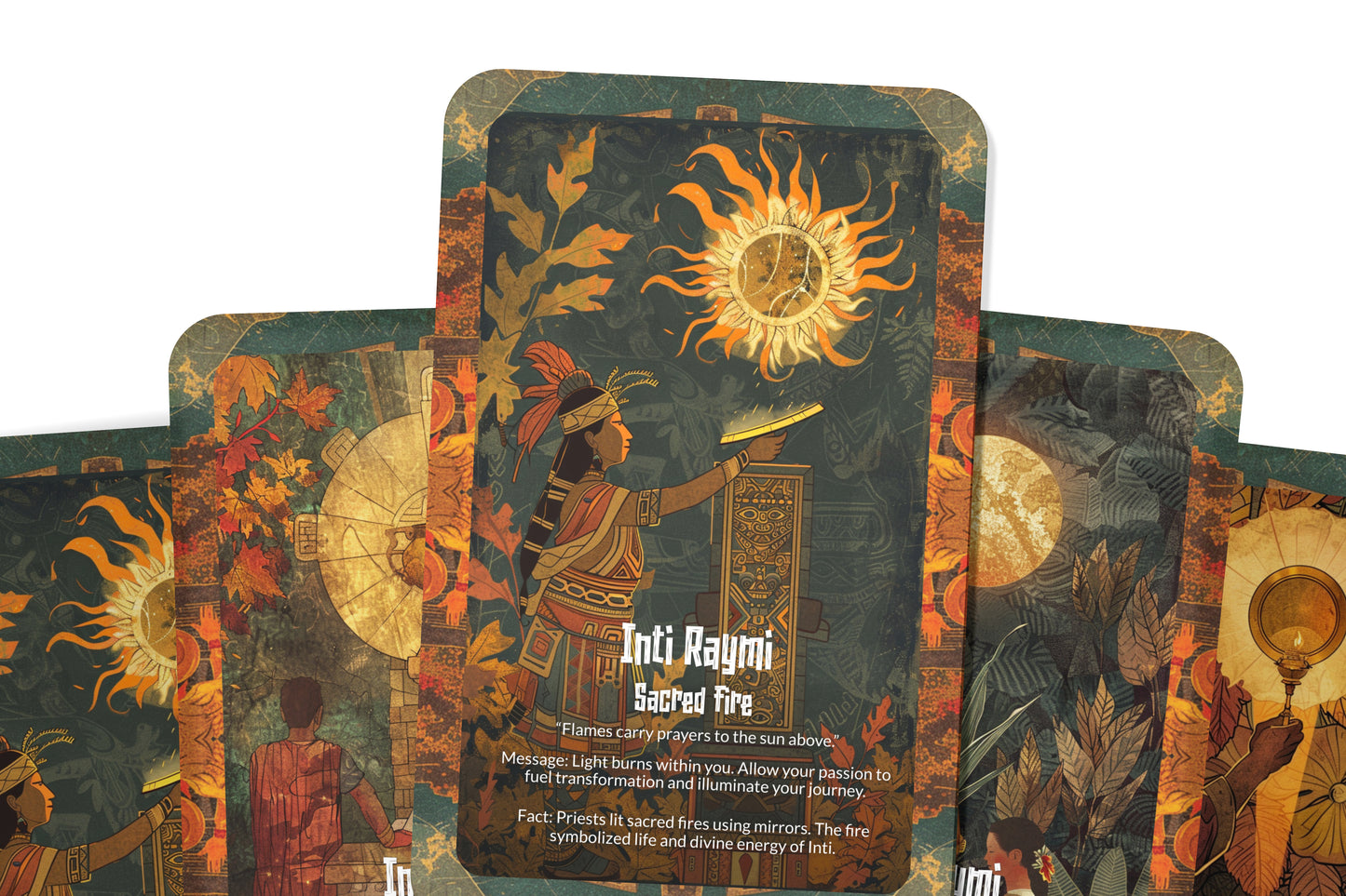 The Oracle of the Sun Festival – A Solar Celebration Oracle Deck – 22 Oracle Cards – Power of Light & Renewal