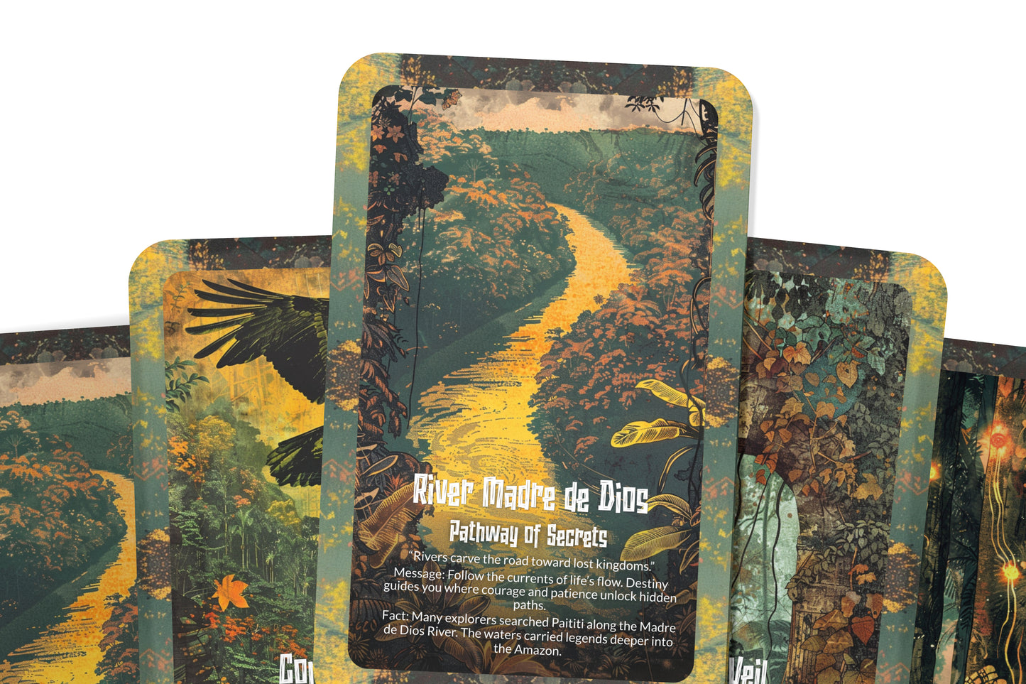 The Oracle of Paititi – A Hidden Realms Oracle Deck – 22 Oracle Cards – Mystical City of Lost Treasures