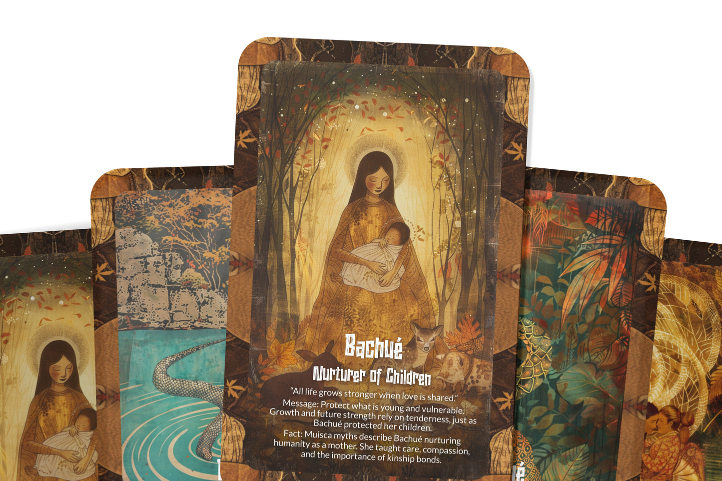 The Oracle of Bachué – A Mother Goddess Oracle Deck – 22 Oracle Cards – Primordial Source of Humanity