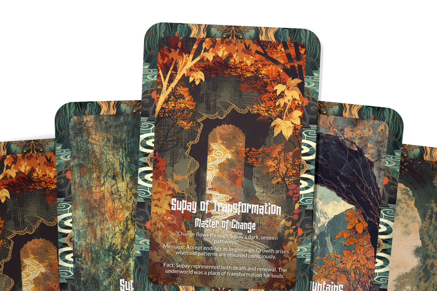The Oracle of Supay – An Underworld Oracle Deck – 22 Oracle Cards – Keeper of Death & Darkness
