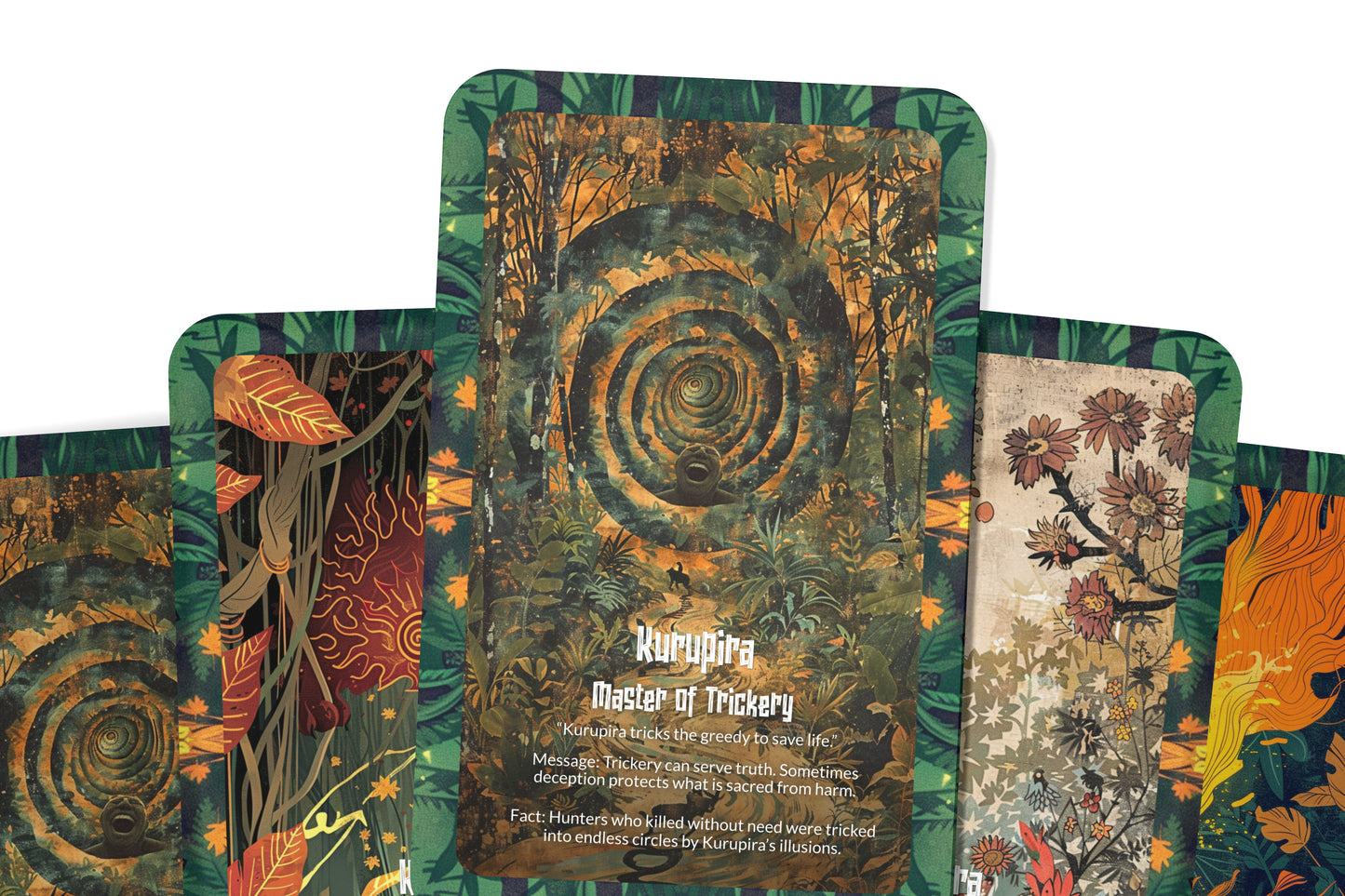 The Oracle of Kurupira – A Jungle Trickster Oracle Deck – 22 Oracle Cards – Protector of the Amazon