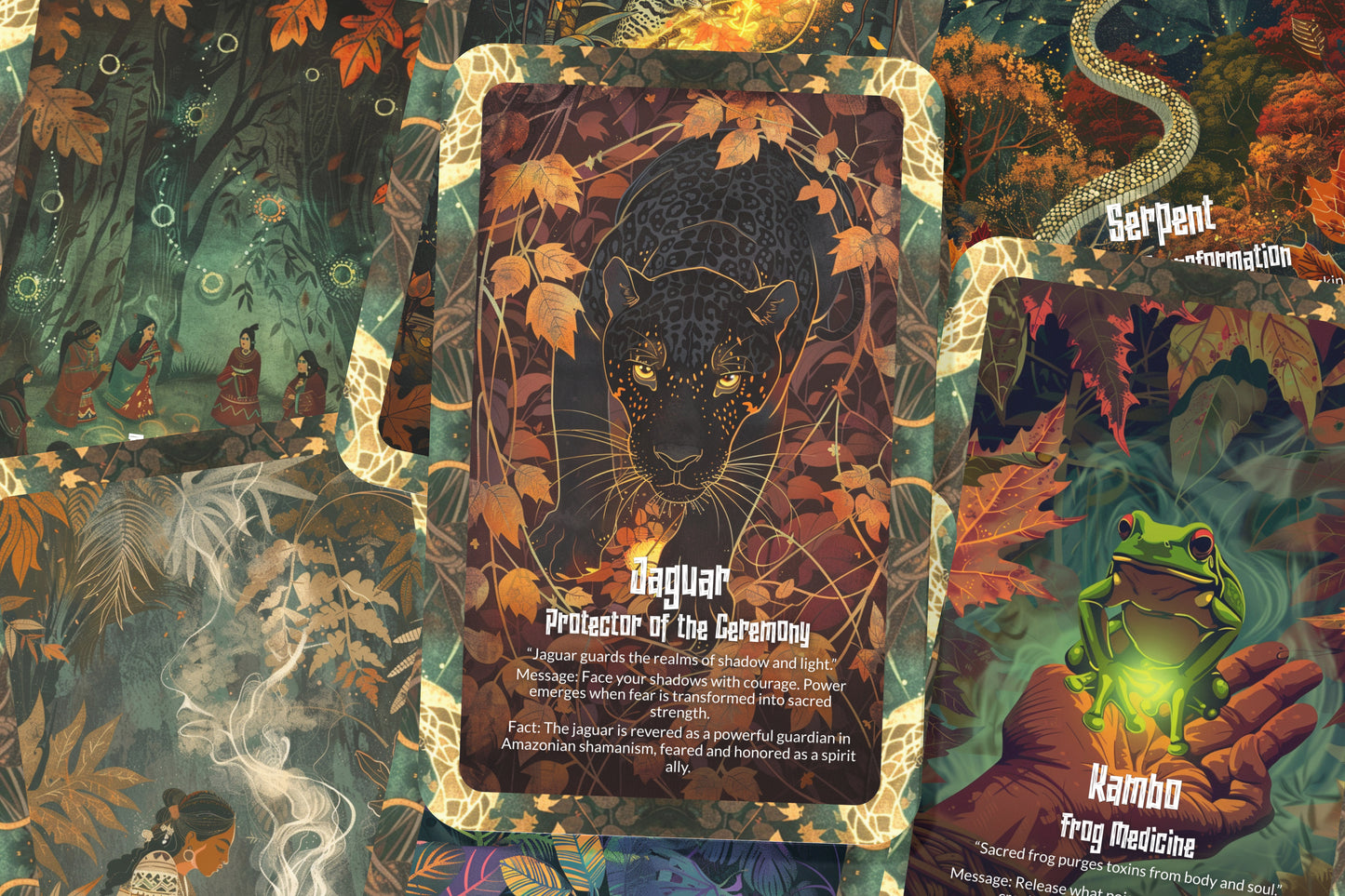 The Oracle of Ayahuasca – A Plant Spirit Oracle Deck – 22 Oracle Cards – Visions from the Vine of Souls