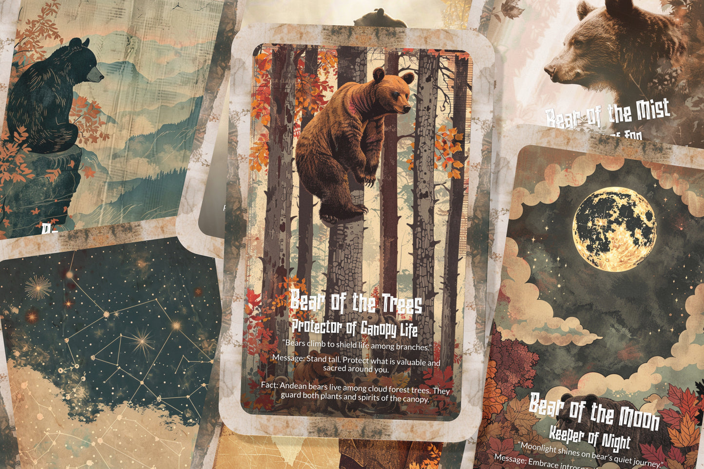 The Oracle of the Andean Bear – A Mountain Protector Oracle Deck – 22 Oracle Cards – Guardian of Sacred Highlands