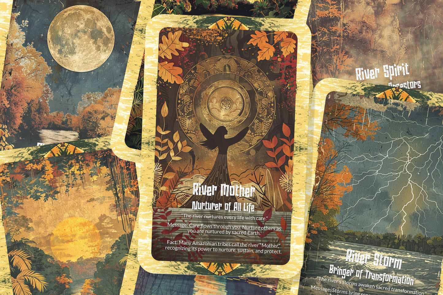 The Oracle of the Amazon River – A Flow of Life Oracle Deck – 22 Oracle Cards – Waters of Spirit & Transformation