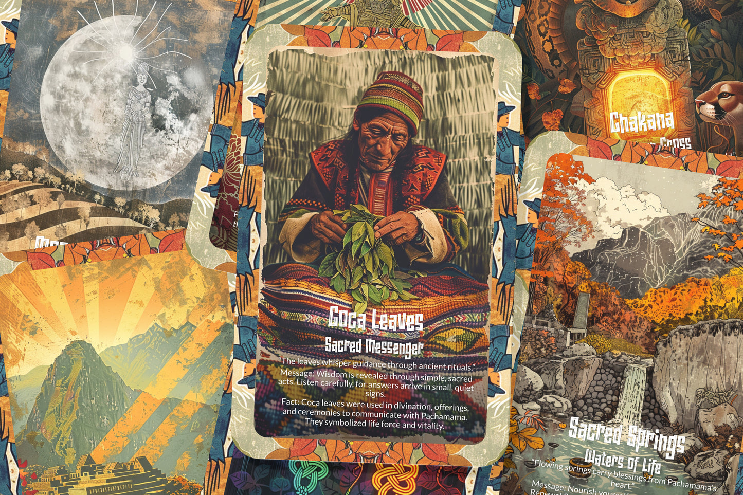 The Oracle of Pachamama – An Earth Mother Oracle Deck – 22 Oracle Cards – Goddess of Creation & Fertility