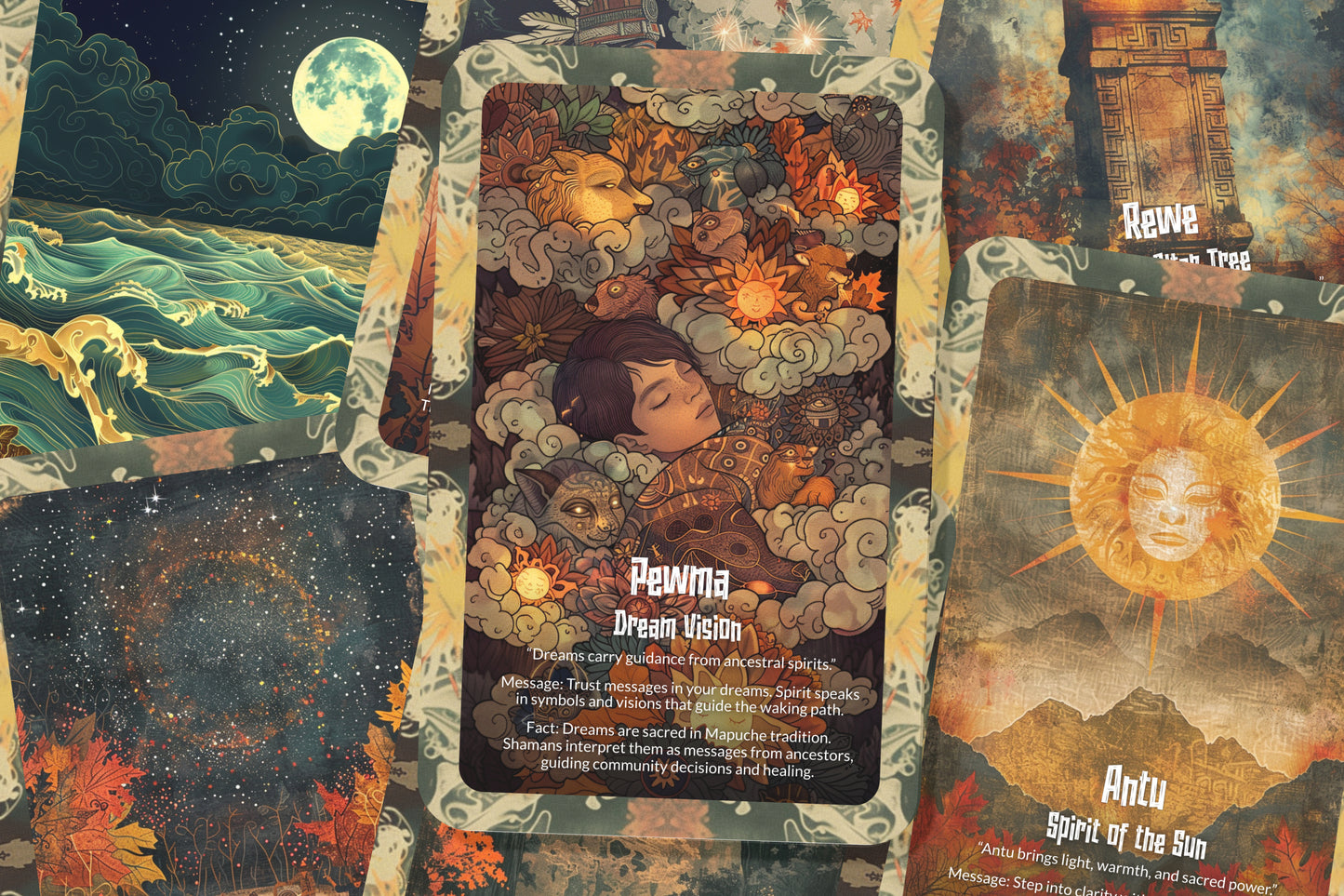 The Oracle of the Mapuche – A People of the Land Oracle Deck – 22 Oracle Cards – Keepers of Sacred Earth