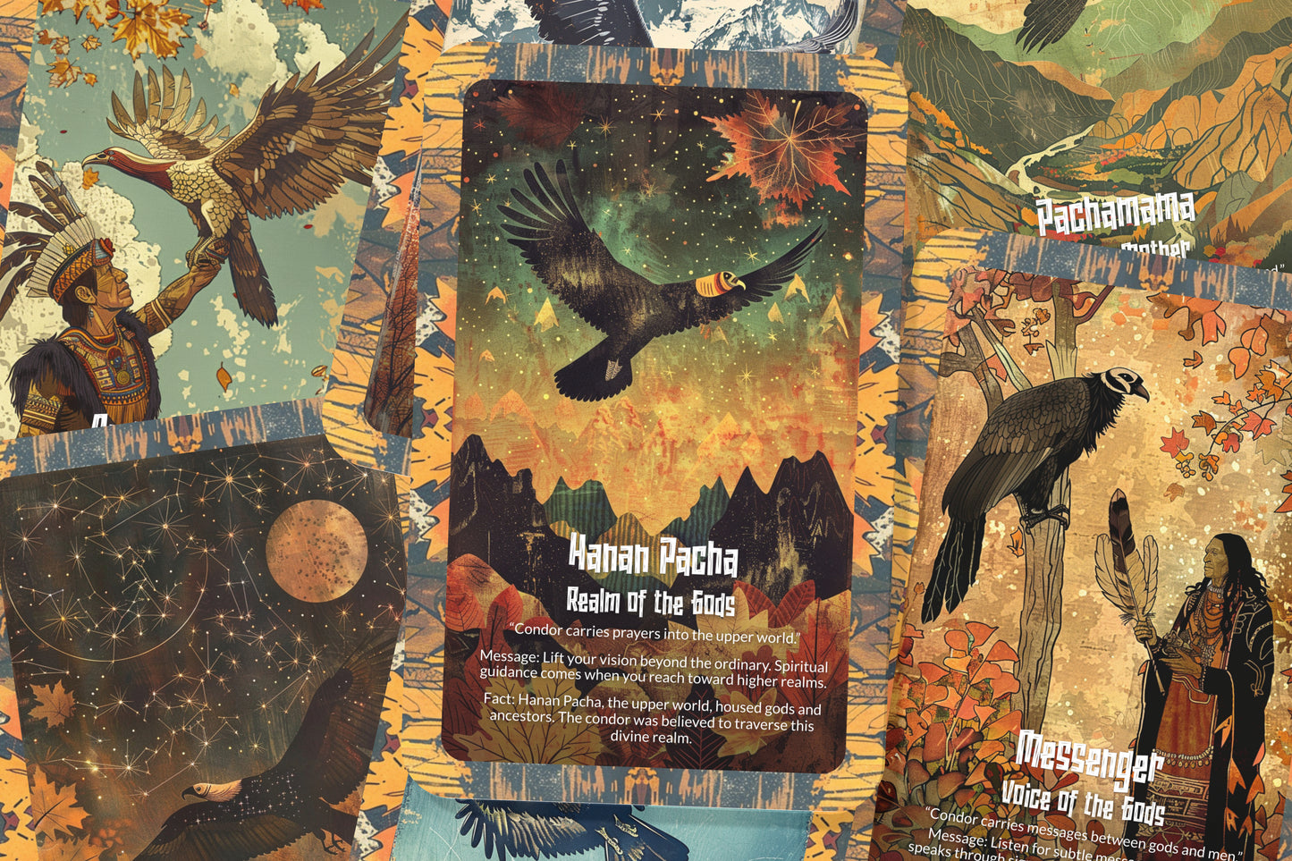 The Oracle of the Sacred Condor – A Sky Guardian Oracle Deck – 22 Oracle Cards – Messenger of the Andean Gods