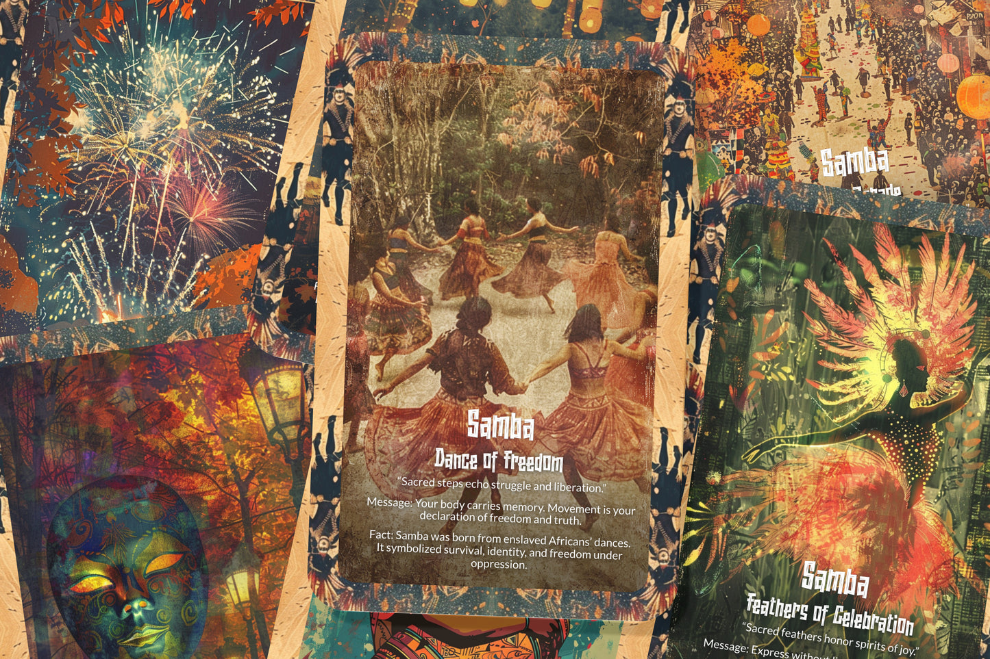 The Oracle of Capoeira – A Warrior Dance Oracle Deck – 22 Oracle Cards – Sacred Martial Rhythms of Brazil