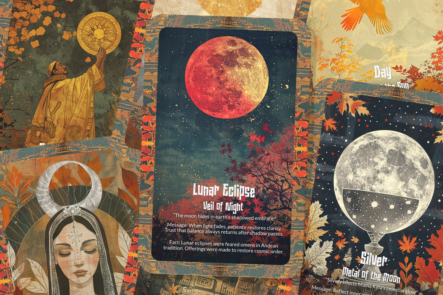 The Oracle of the Sun & Moon – A Celestial Harmony Oracle Deck – 22 Oracle Cards – Eternal Balance of Light & Shadow