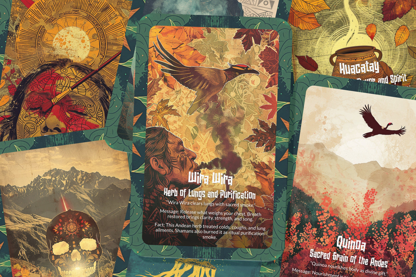 The Oracle of Andean Herbs – A Mountain Medicine Oracle Deck – 22 Oracle Cards – Ancient Remedies of the Highlands