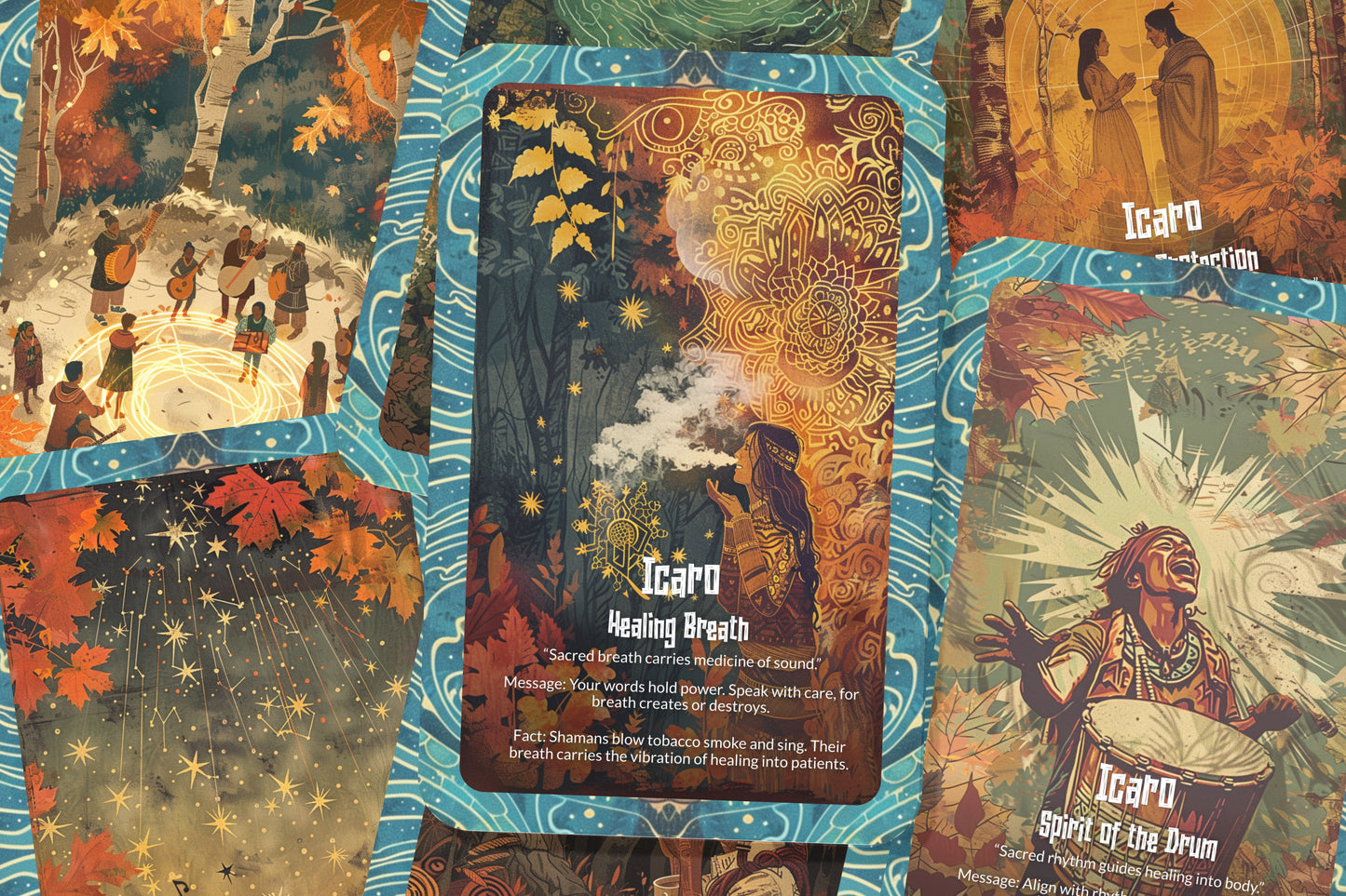 The Oracle of Amazonian Songs – A Jungle Rhythm Oracle Deck – 22 Oracle Cards – Spirit Chants of the Rainforest