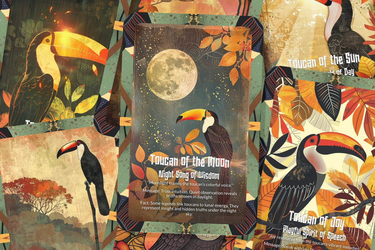 The Oracle of the Toucan – A Voice of Color Oracle Deck – 22 Oracle Cards – Messenger of the Tropics