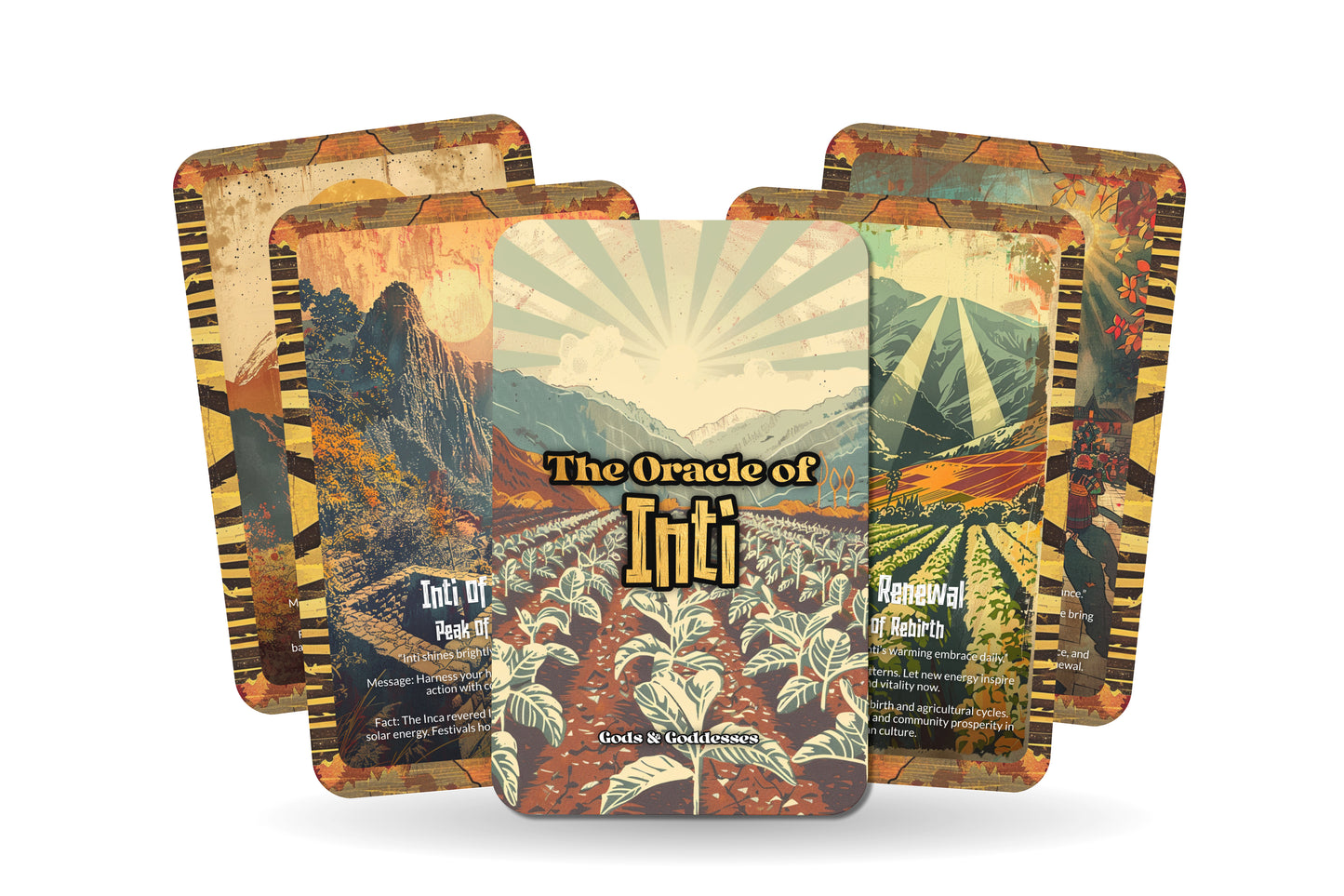 The Oracle of Inti – A Sun God Oracle Deck – 22 Oracle Cards – Bringer of Light & Life