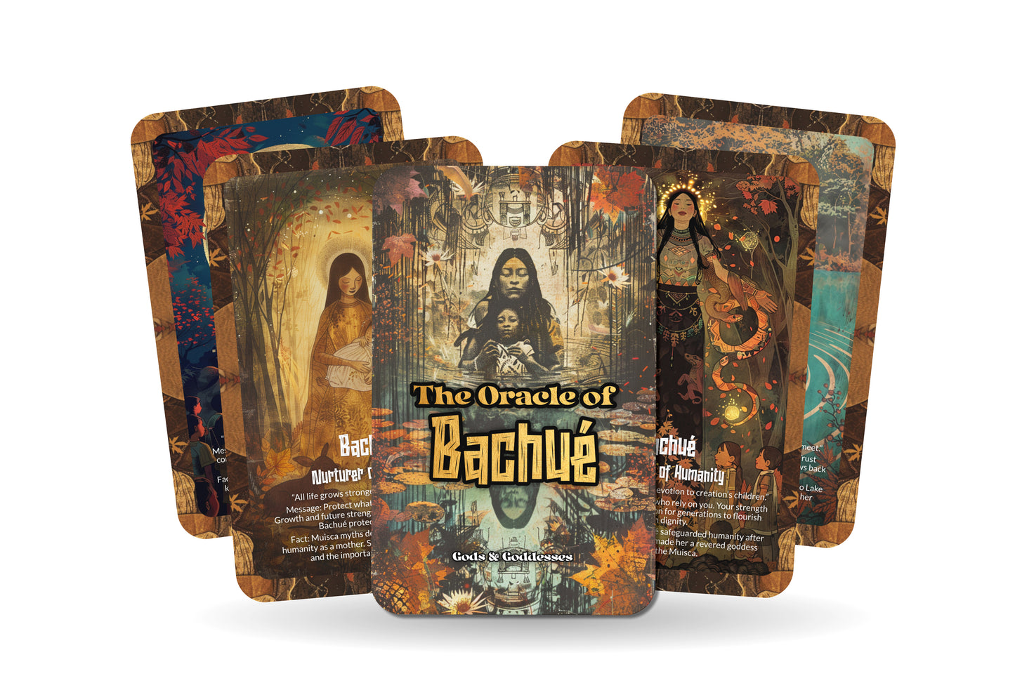 The Oracle of Bachué – A Mother Goddess Oracle Deck – 22 Oracle Cards – Primordial Source of Humanity