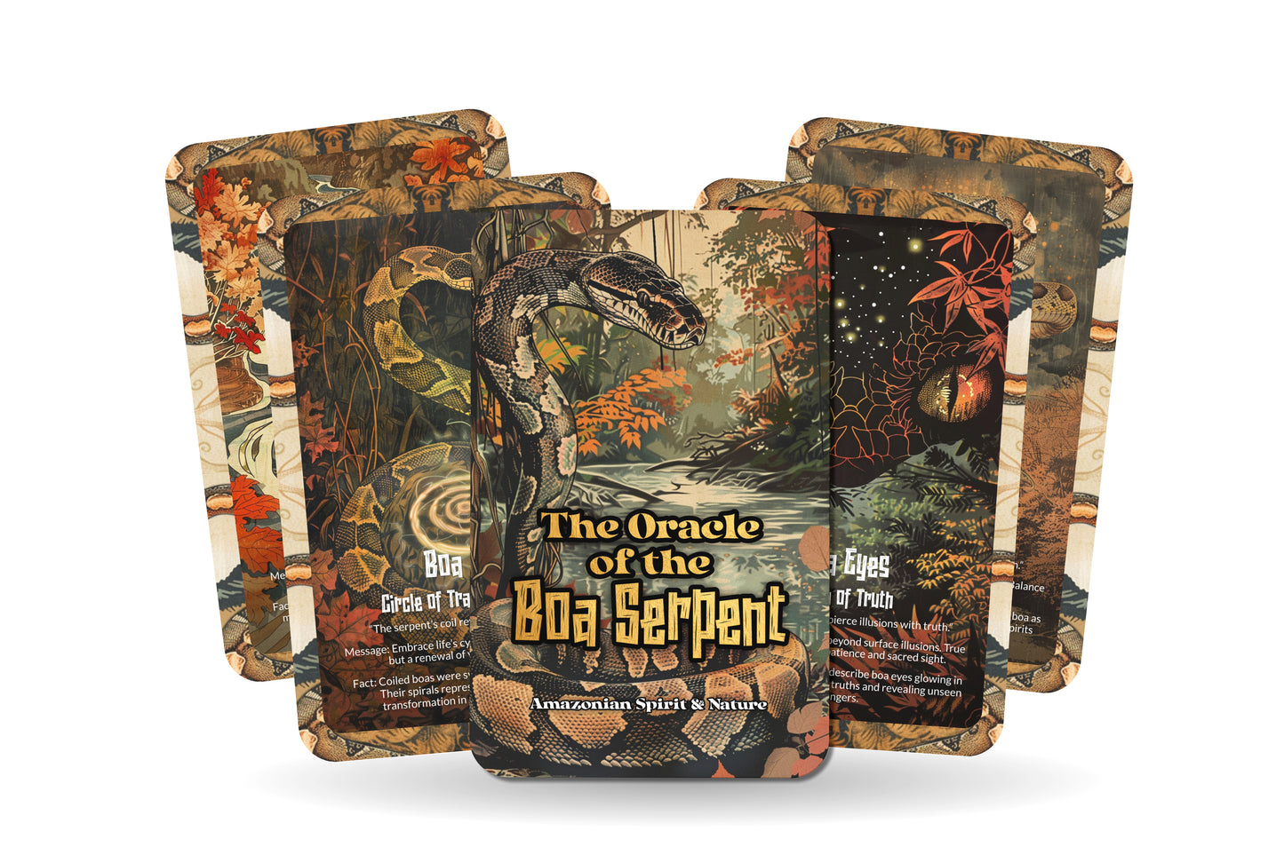 The Oracle of the Boa Serpent – A Primal Power Oracle Deck – 22 Oracle Cards – Keeper of Ancient Mysteries