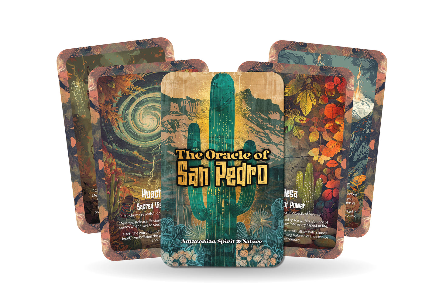 The Oracle of San Pedro – A Healing Cactus Oracle Deck – 22 Oracle Cards – Heart Awakening & Spiritual Vision