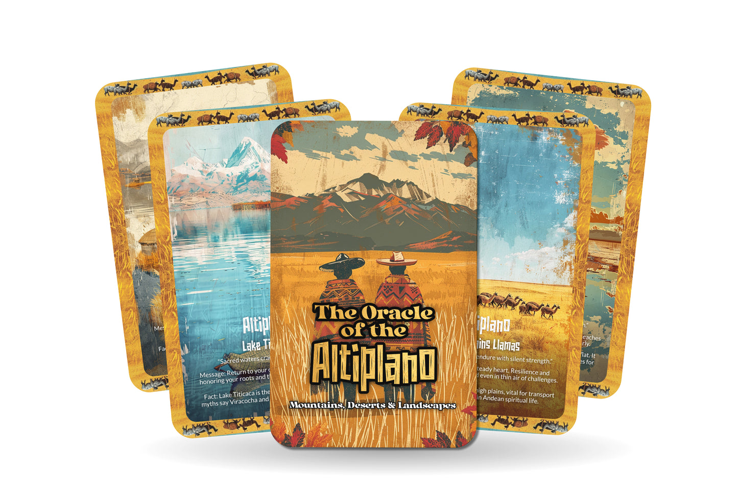 The Oracle of the Altiplano – A High Plains Oracle Deck – 22 Oracle Cards – Spirit of the Andean Plateau