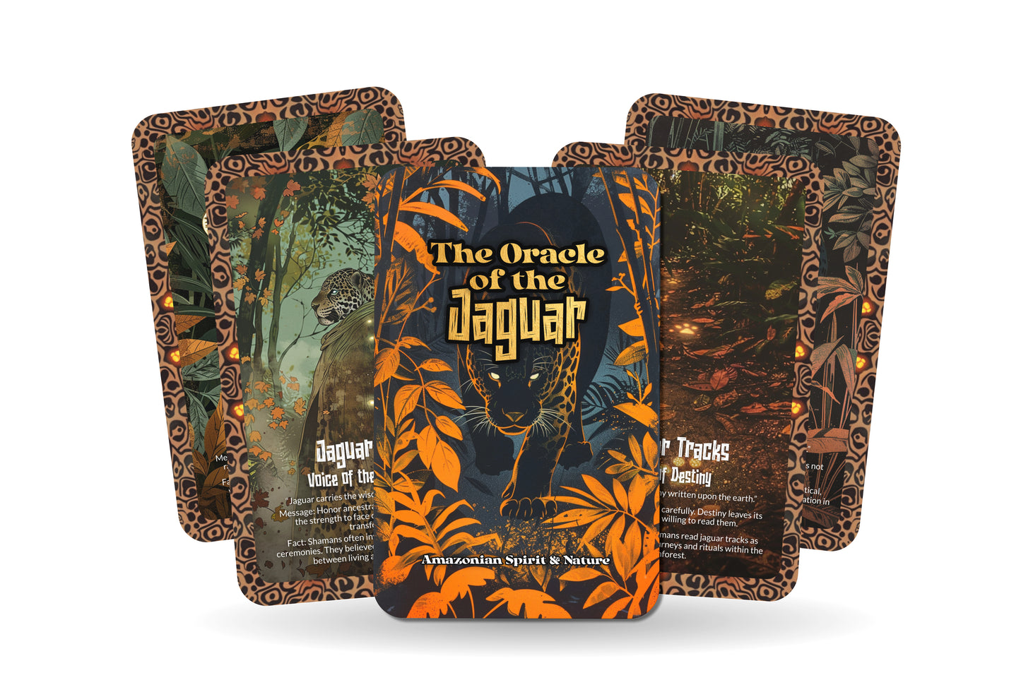 The Oracle of the Jaguar – A Night Guardian Oracle Deck – 22 Oracle Cards – Power, Protection & Sacred Hunt