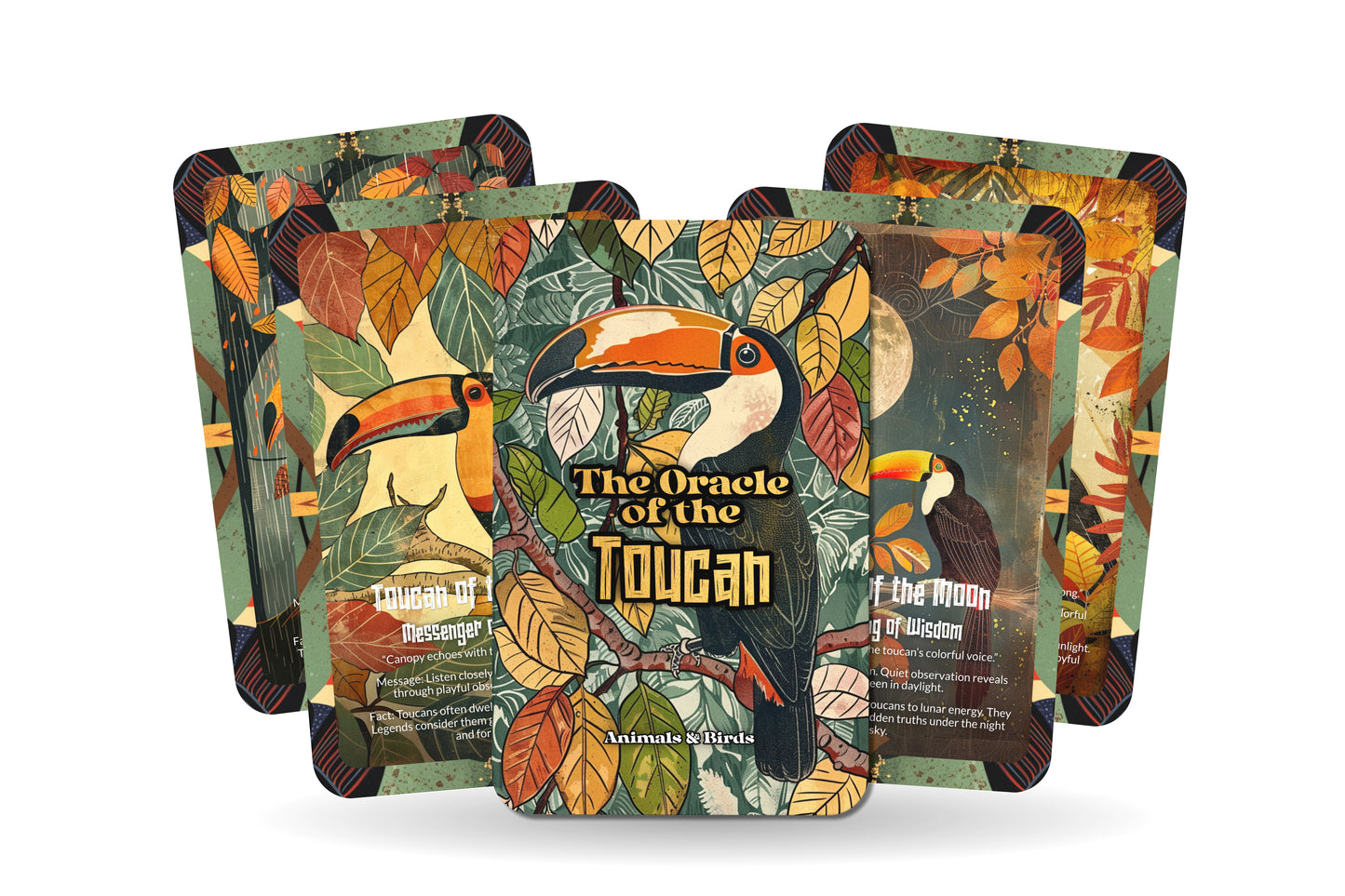 The Oracle of the Toucan – A Voice of Color Oracle Deck – 22 Oracle Cards – Messenger of the Tropics